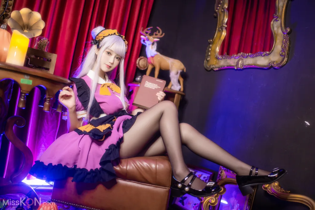 Coser@羽生三未: 万圣黑丝女仆 (37 photos) 16 Coser@羽生三未: 万圣黑丝女仆 (37 photos) 16