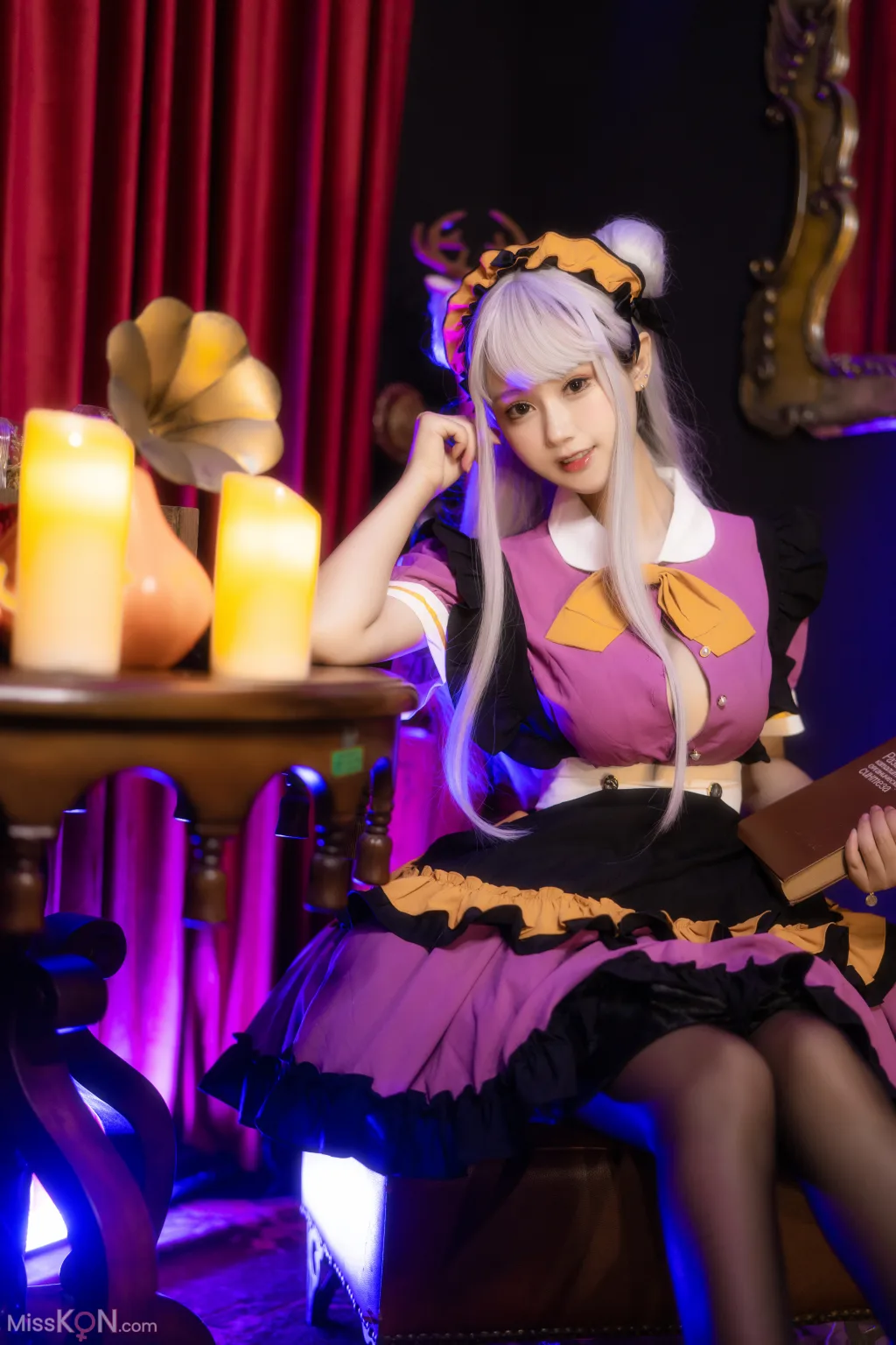 Coser@羽生三未: 万圣黑丝女仆 (37 photos) 14 Coser@羽生三未: 万圣黑丝女仆 (37 photos) 14