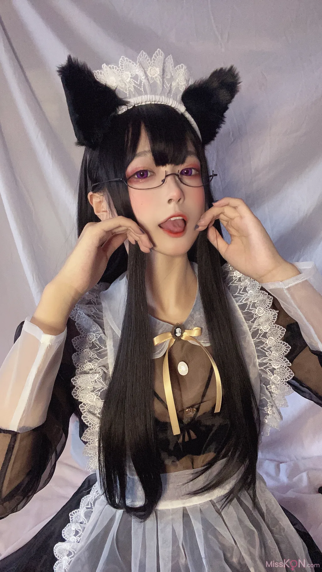 Coser@佳佳好难啊: 透明女仆 (40 photos ) 
