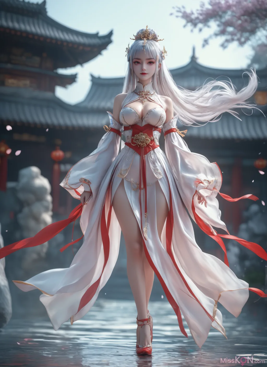 [AI Generated] 完美世界-太阴玉兔 调教 锐克 (92 photos) 