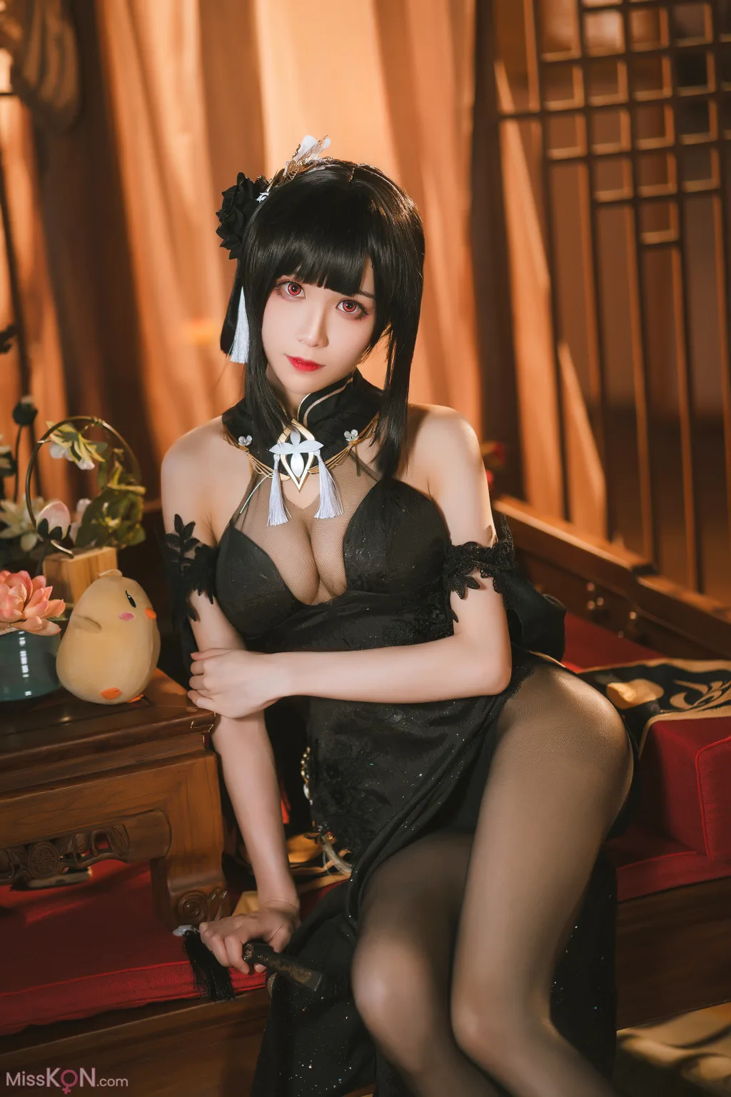 Coser@Tomoyo酱: 碧蓝航线 镇海旗袍 (27 photos) 