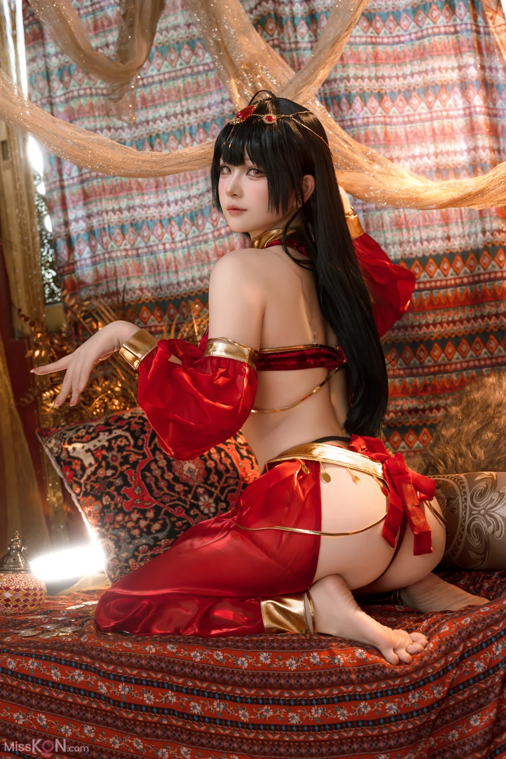 Coser@屿鱼: 大凤舞娘 新年特典 (50 photos) 
