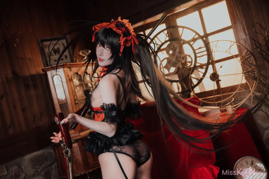 Coser@阿包也是兔娘: 时崎狂三 (36 photos) 