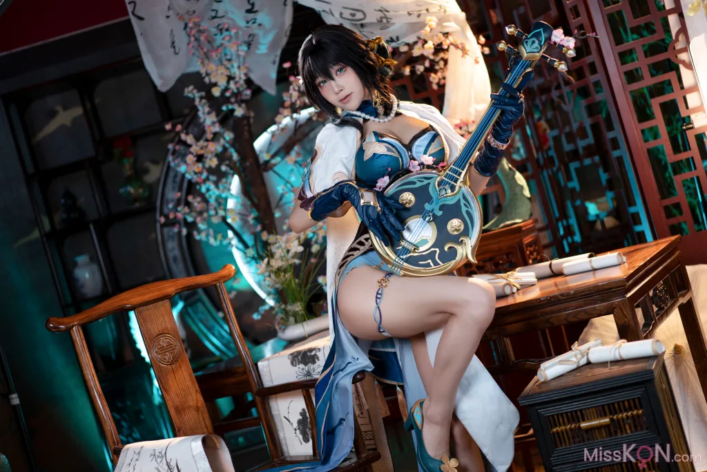 Coser@水淼Aqua: 崩坏：星穹铁道 阮梅 (72 photos) 
