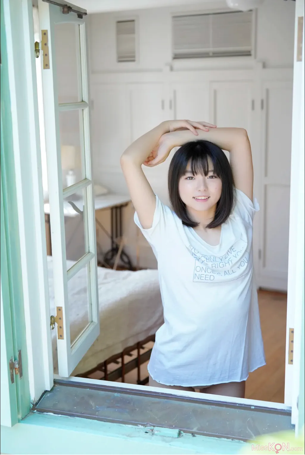 [JP] Hazuki Tsubasa (葉月つばさ): 危ないベビーフェイス MILK (52 photos) 