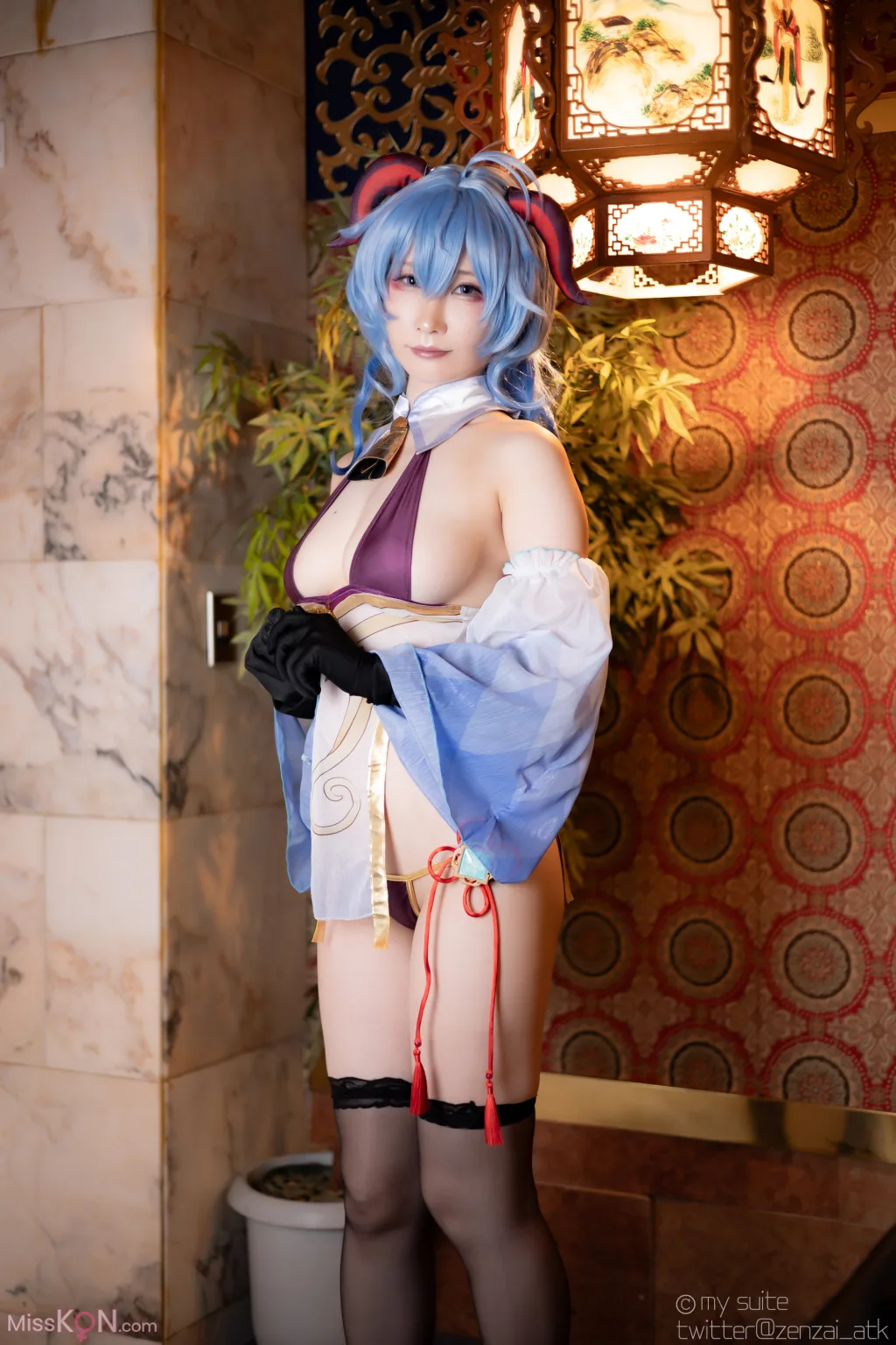 Coser@Atsuki (あつき): Shenhe & Ganyu 原神 申鶴・甘雨ROM (311 photos ) 