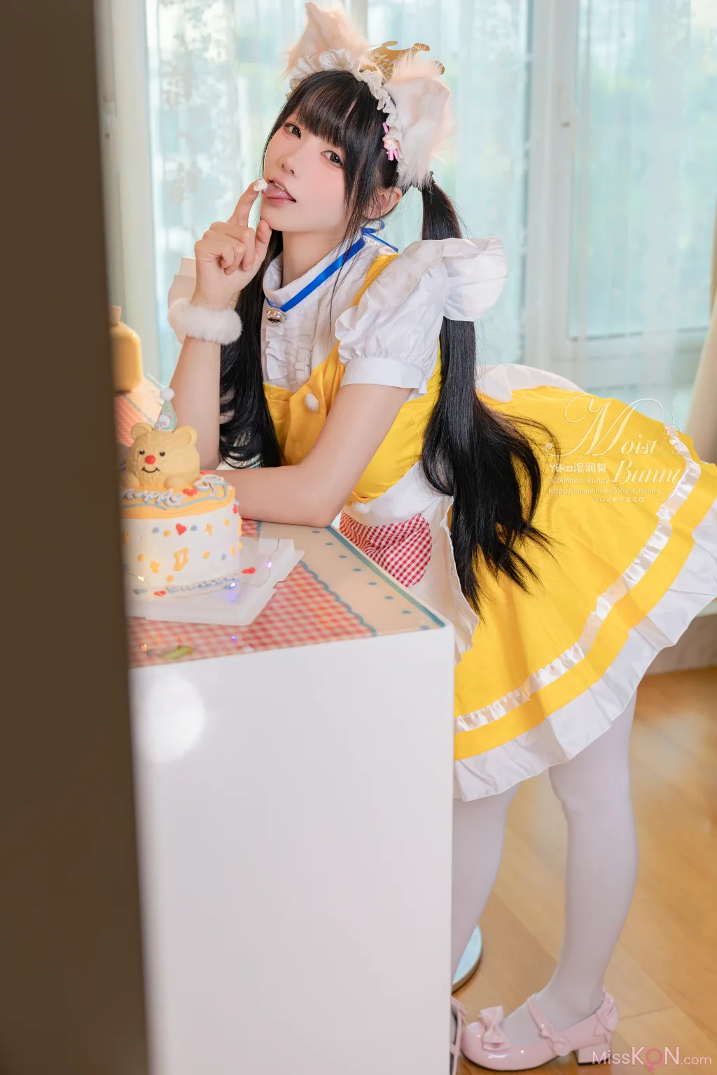 Coser@黏黏团子兔: 12月作品 诞生日限定『 兔子味蛋糕 』 (108 photos ) 