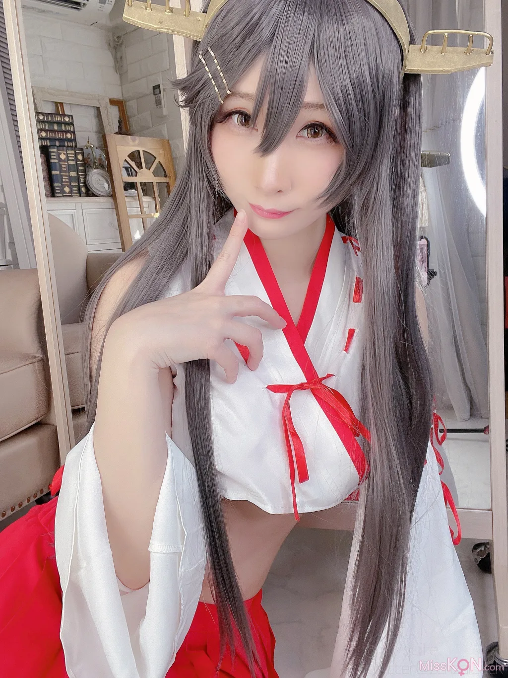 Coser@Atsuki (あつき): Haruna Selfies (137 photos) 