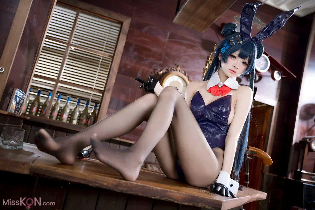 Coser@九柒喵: 蔚蓝档案 龙华妃咲 兔女郎 (59 photos)