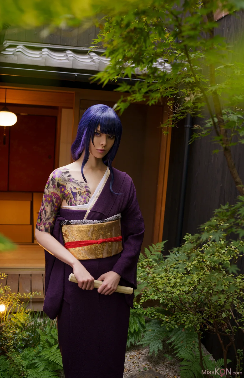 Coser@Vinnegal: Raiden Shogun Kimono (48 photos)