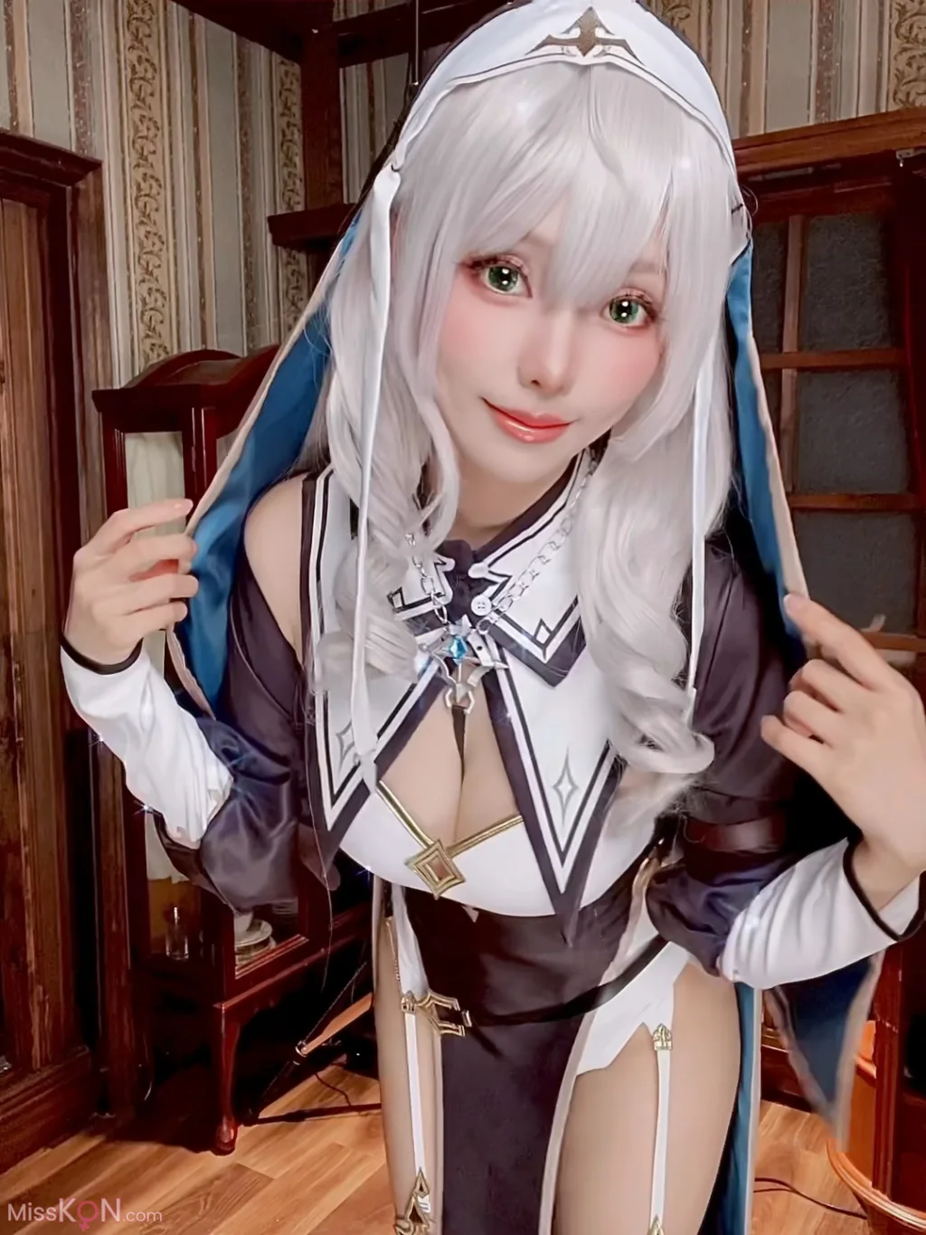 Coser@Ely_eee (ElyEE子): Shirogane noel~Nun (27 photos )