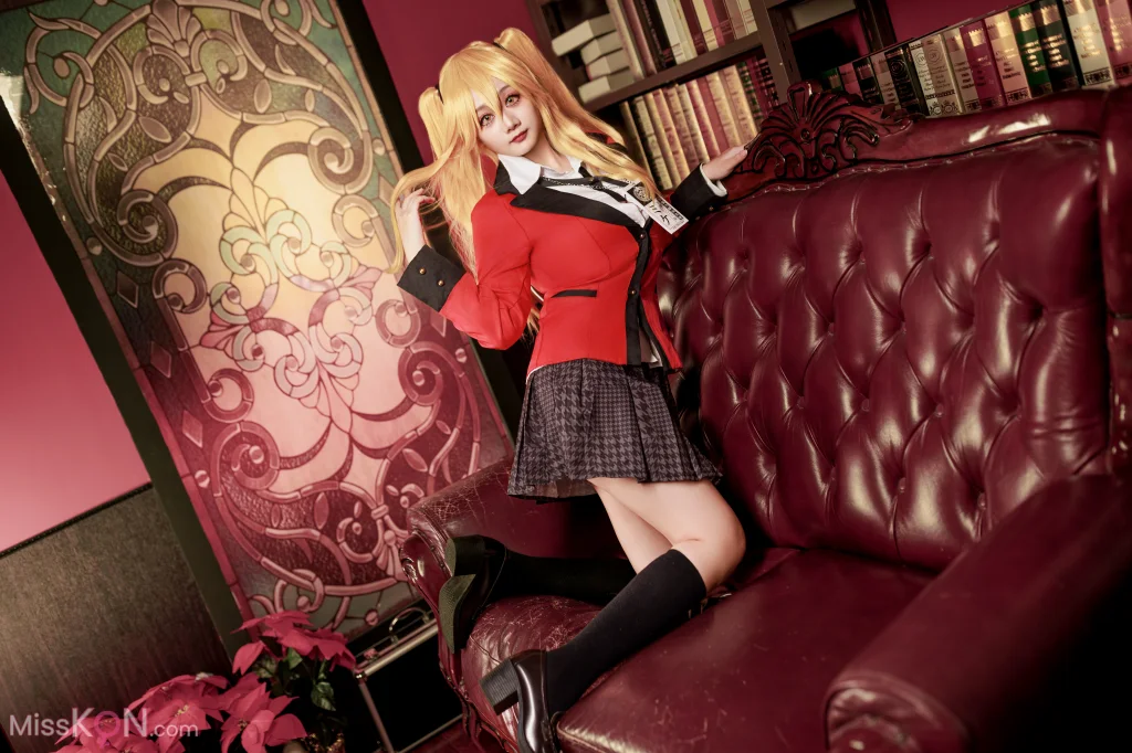 Coser@阿雪雪: 狂赌之渊 早乙女芽亚里 制服 (89 photos)