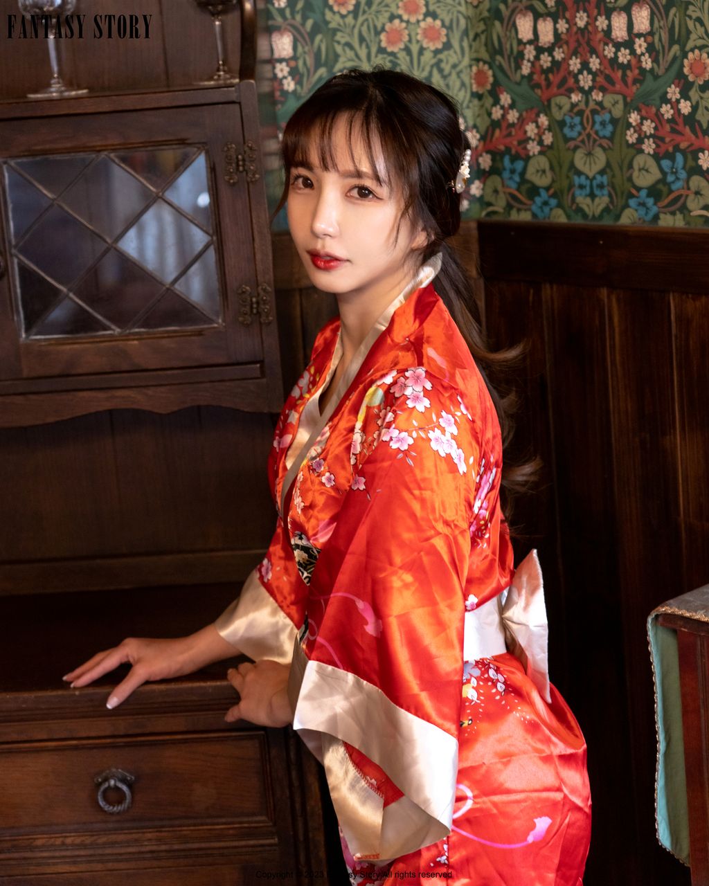 [Fantasy Story] Rua: A Girl in a Red Yukata (106 photos )