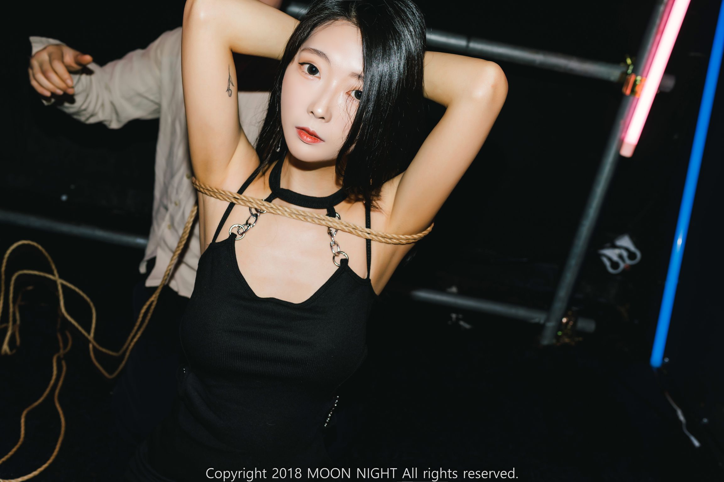 [Moon Night Snap] Mona (모나): SM Club Art Bondage (87 photos)
