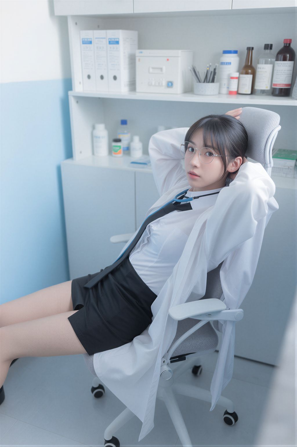 [AI Enhanced] Yeha (예하): School Nurse (126 photos)
