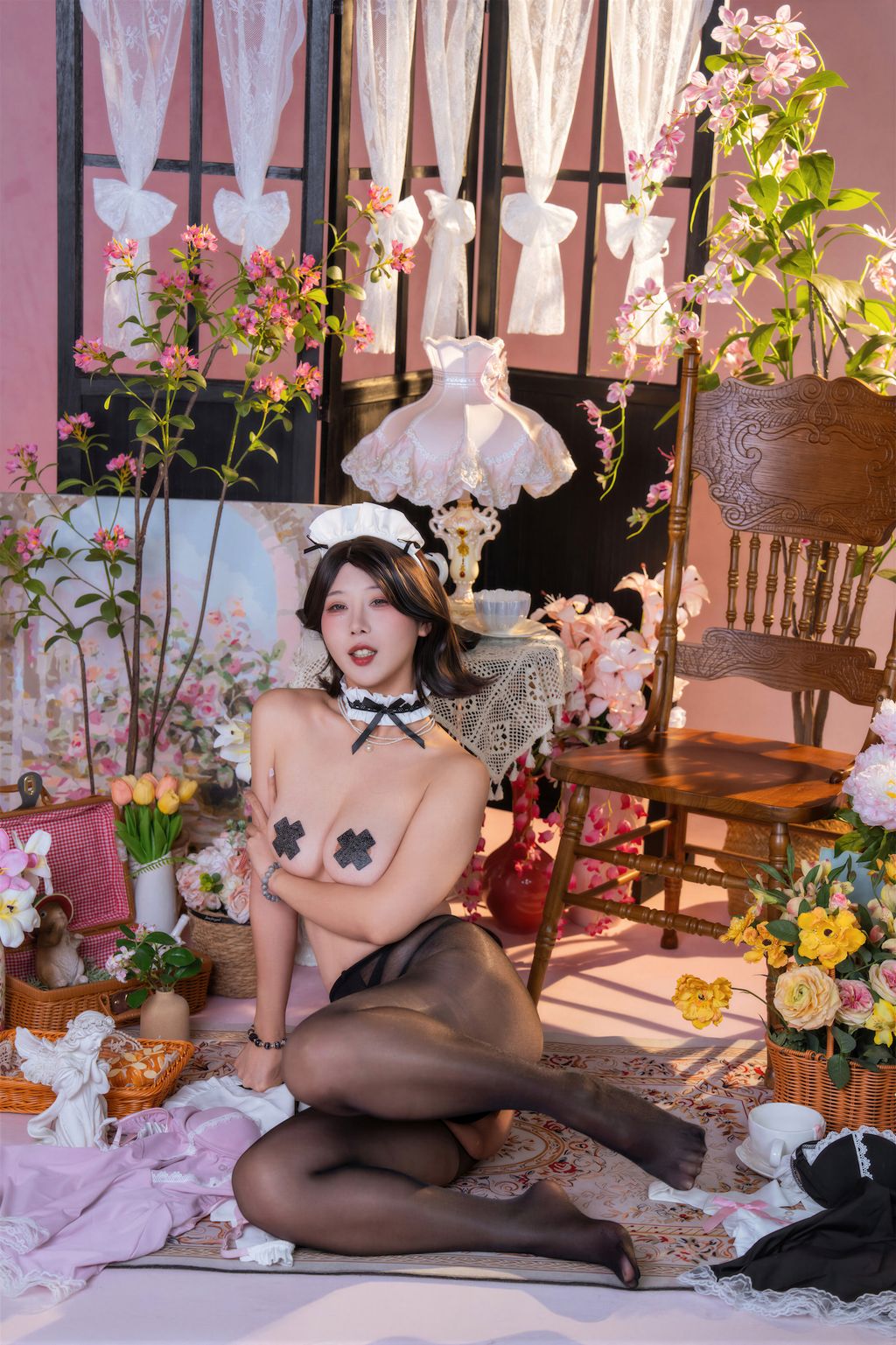 Coser@奈汐酱nice & 云溪溪 (Yunx1x1) & 奶桃: 侍花礼 (100 photos + 1 video) 8 Coser@奈汐酱nice & 云溪溪 (Yunx1x1) & 奶桃: 侍花礼 (100 photos + 1 video) 8