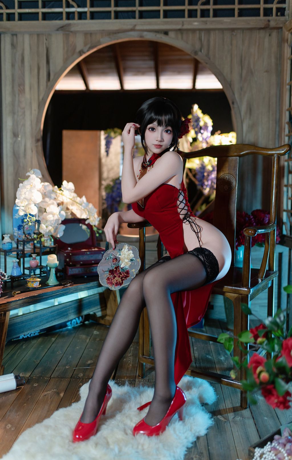 Coser@Bangni邦尼: 元旦旗袍 (82 photos + 7 videos)