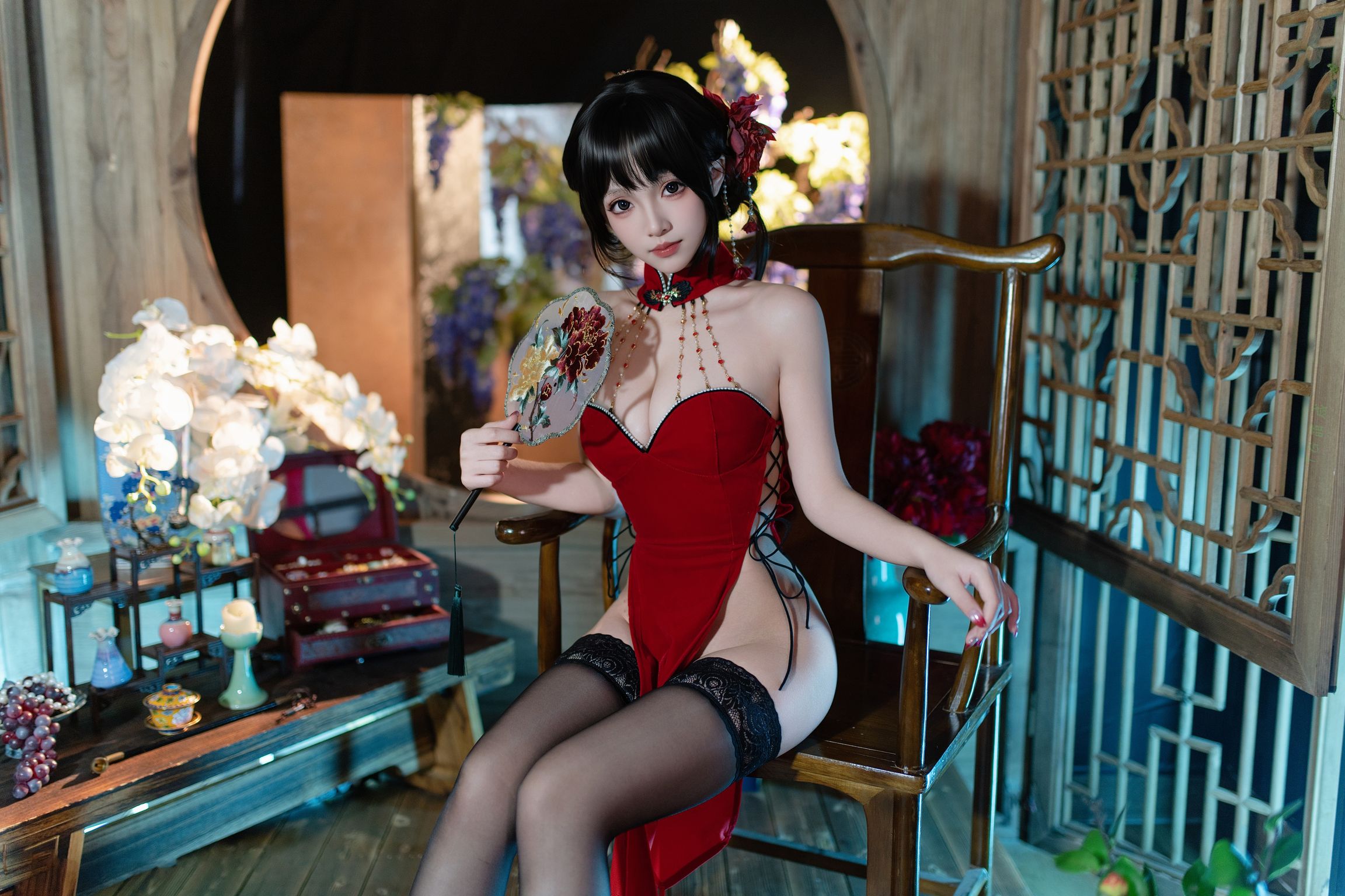 Coser@Bangni邦尼: 元旦旗袍 (82 photos + 7 videos)