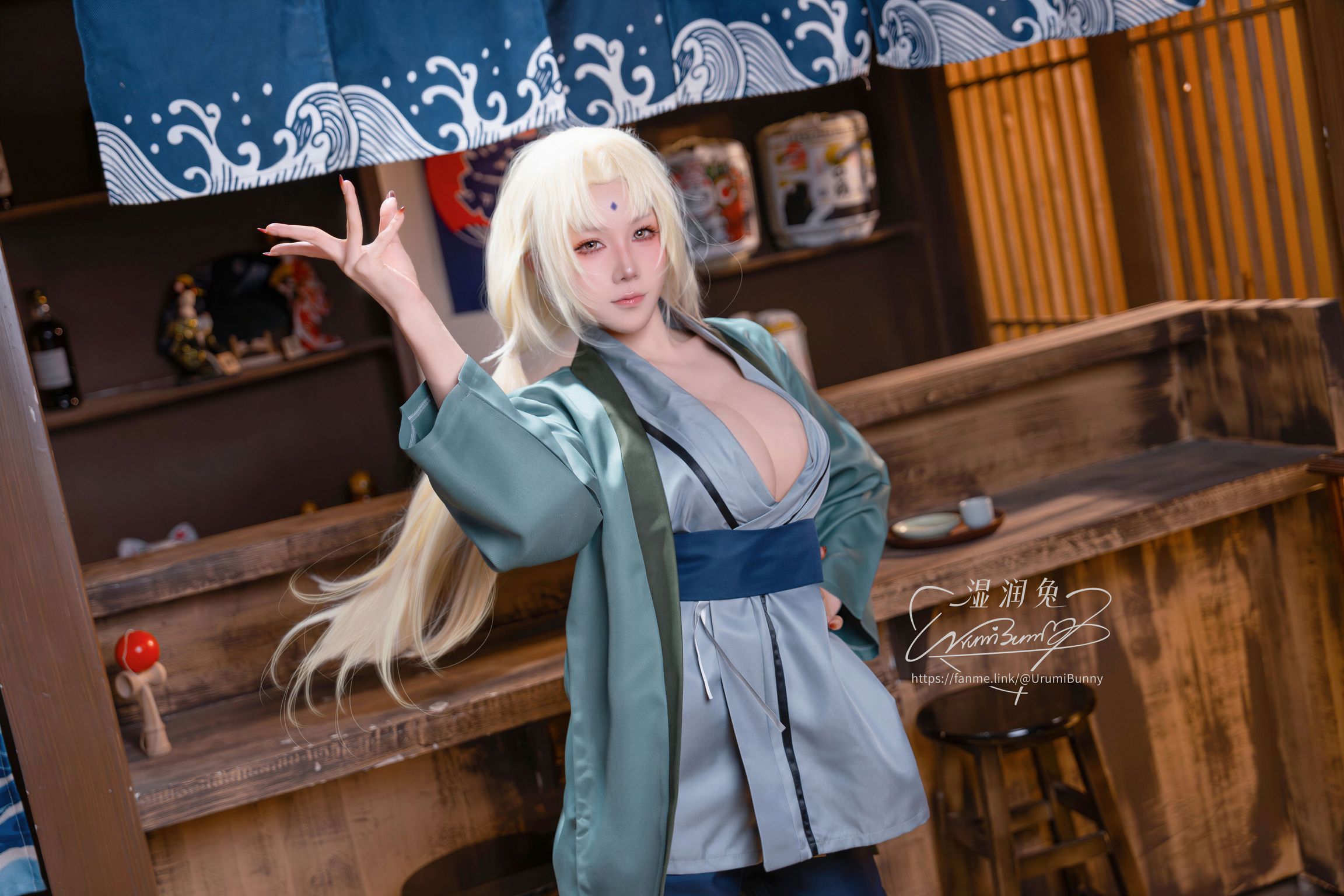 Coser@黏黏团子兔: 2026年08月作品 火影忍者 纲手 (89 photos + 1 video)