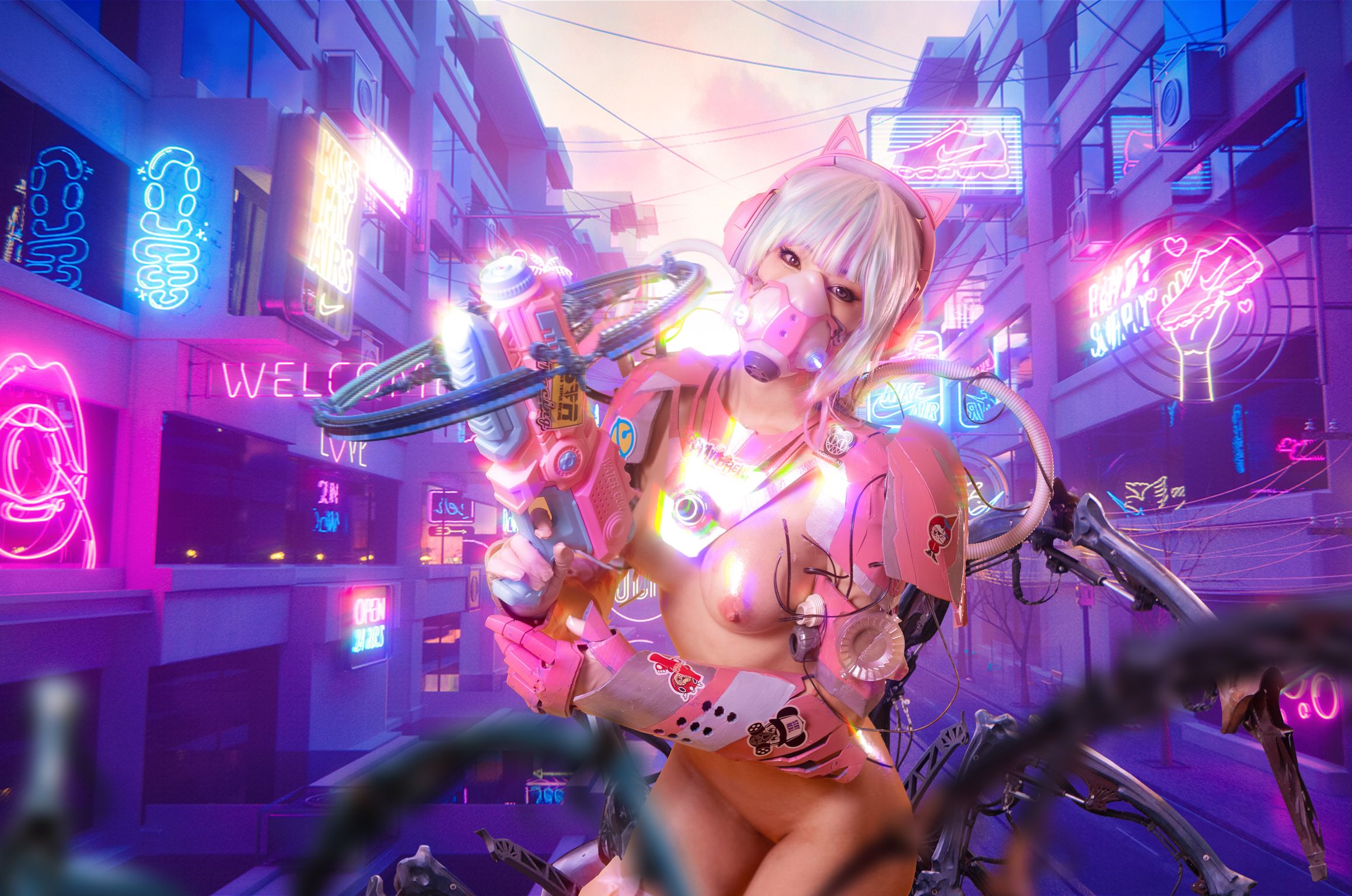 Coser@钛合金TiTi: 赛博粉杀手 (87 photos) 17 Coser@钛合金TiTi: 赛博粉杀手 (87 photos) 17