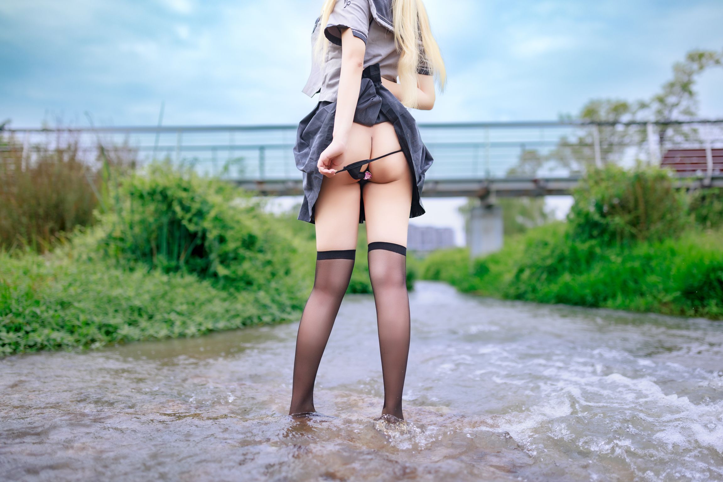 Coser@阿雪雪: 湿地JK (78 photos)