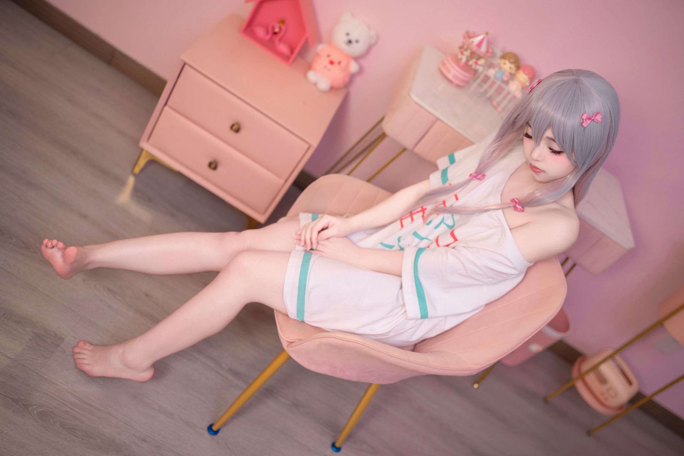 Coser@Bangni邦尼: 情色漫画老师 和泉纱雾 (87 photos + 7 videos)