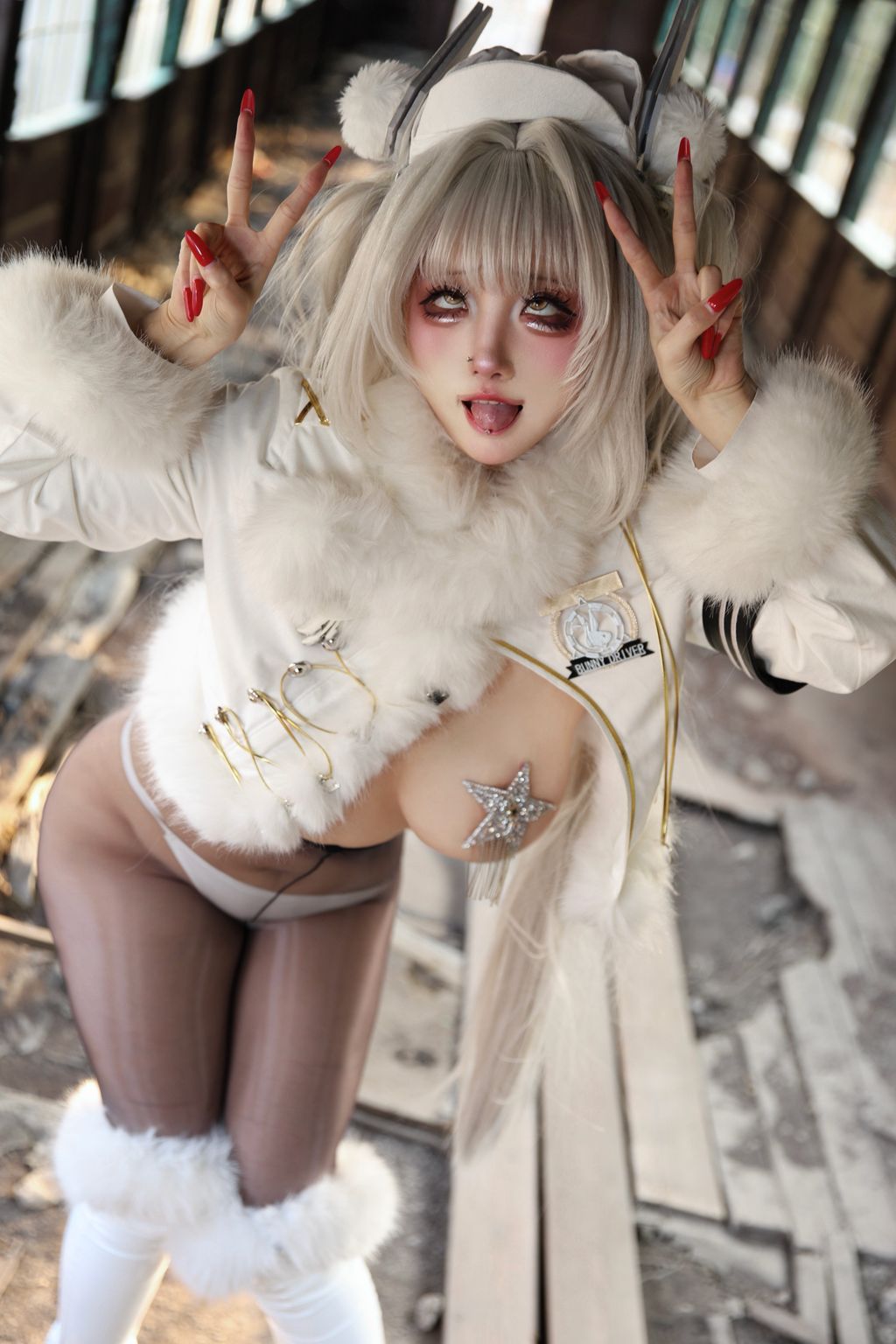 Coser@soso嗖嗖: 白兔列车 (64 photos) 4 Coser@soso嗖嗖: 白兔列车 (64 photos) 4