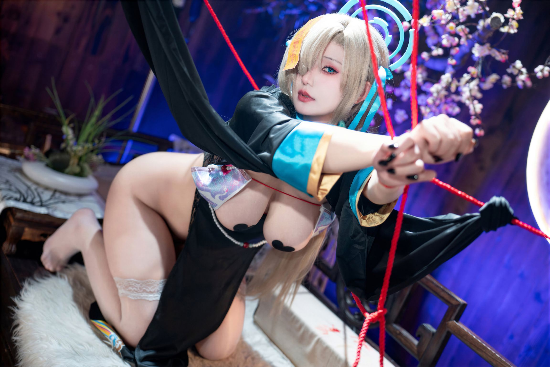 Coser@星澜是澜澜叫澜妹呀: 蔚蓝档案 一之濑明日奈 僵尸娘 (80 photos + 2 videos)