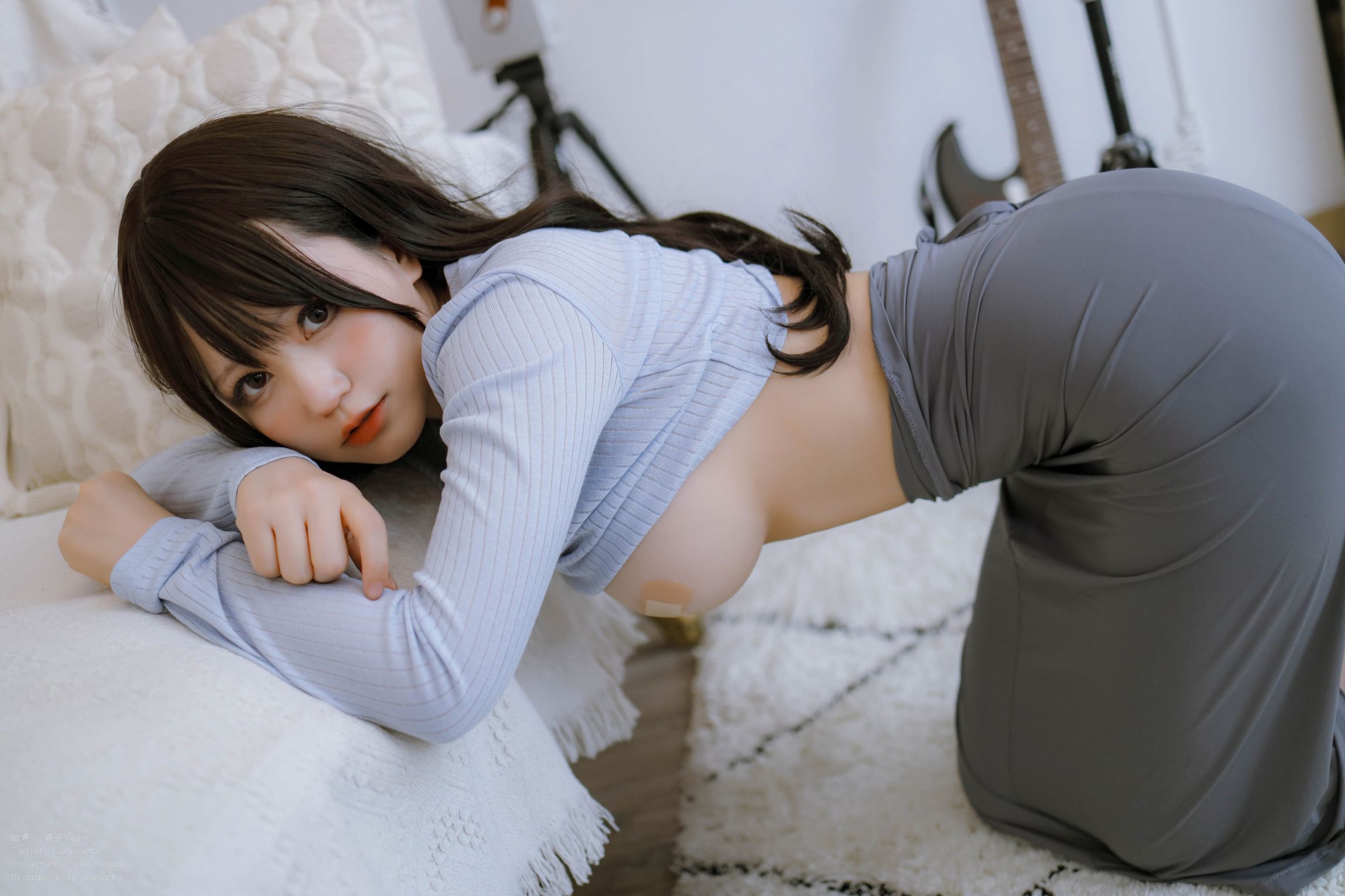 Coser@Nyako喵子: 吉他妹妹连衣裙 (71 photos + 1 video) 3 Coser@Nyako喵子: 吉他妹妹连衣裙 (71 photos + 1 video) 3