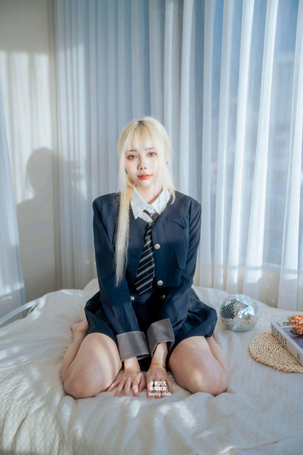 Coser@Haruka_ハルカ: 學生服姊姊 (87 photos + 1 video)