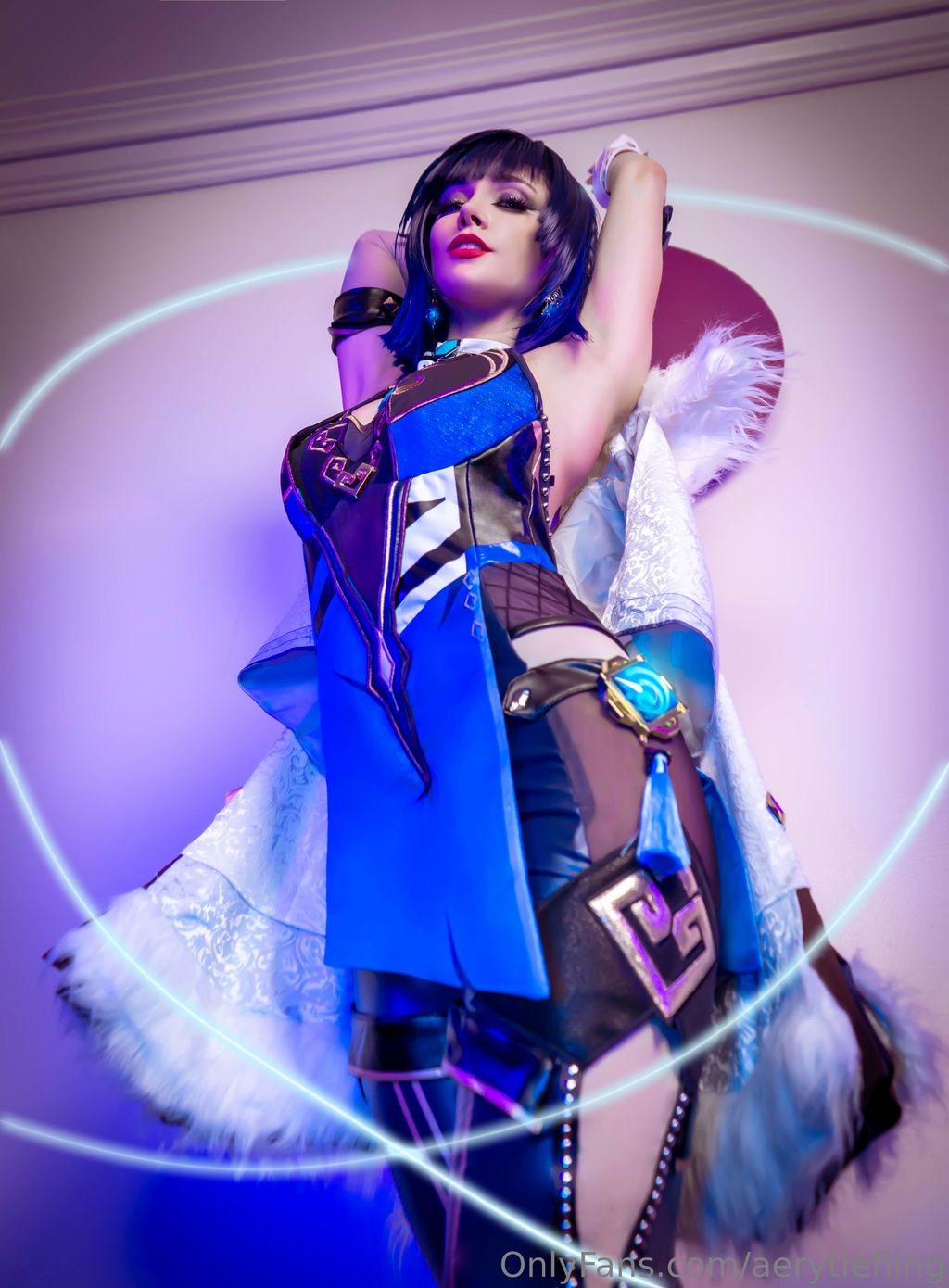 Coser@Aery Tiefling: Yelan (76 photos + 5 videos)