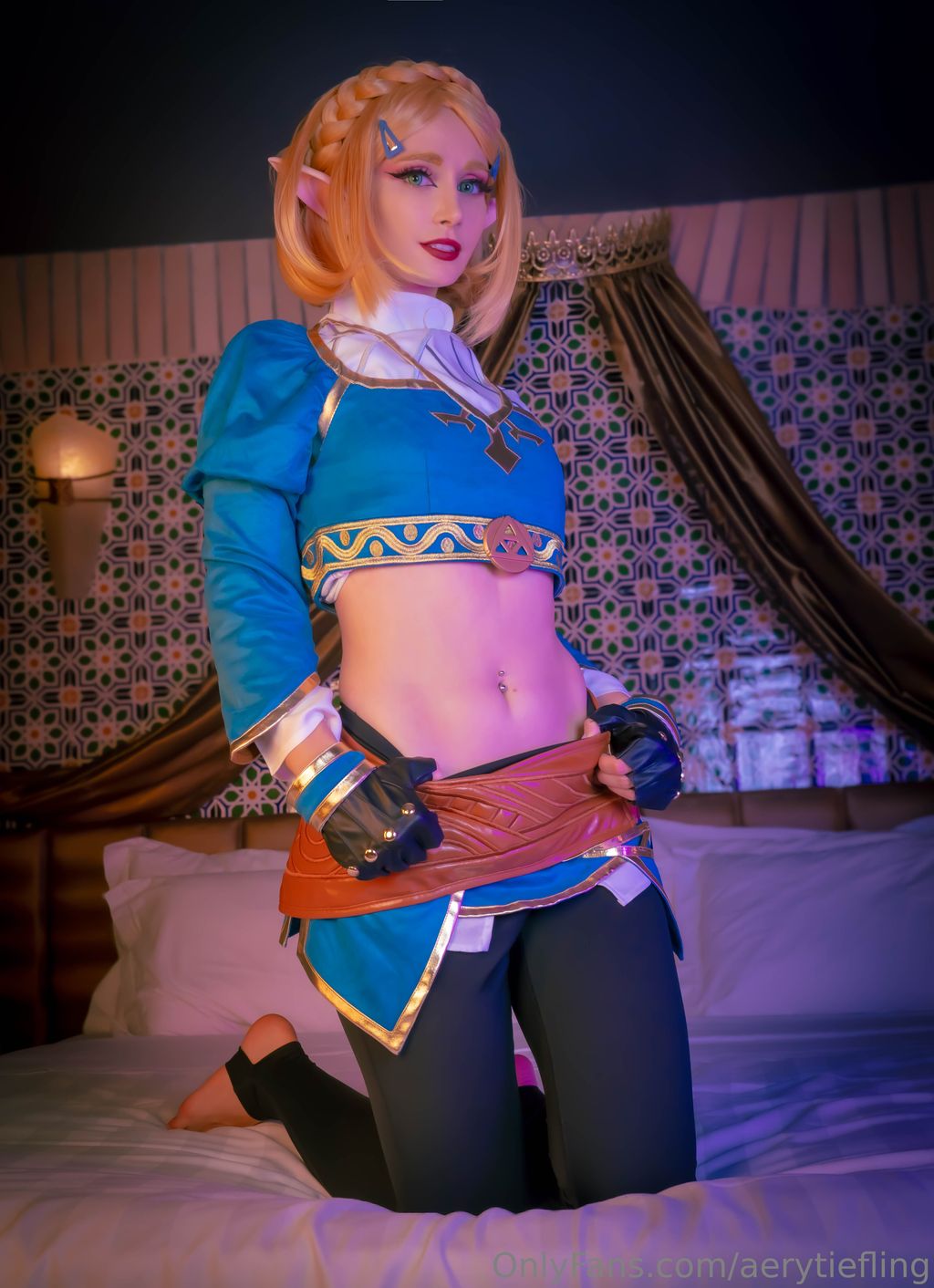Coser@Aery Tiefling: Zelda Set 2 (73 photos + 6 videos)