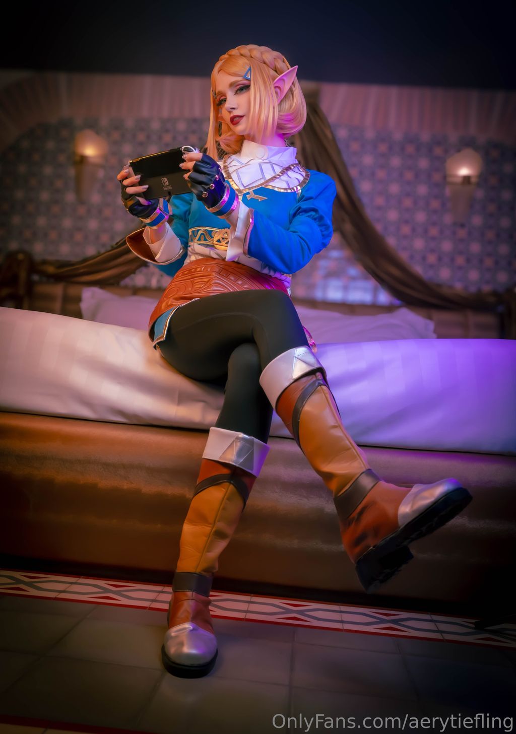 Coser@Aery Tiefling: Zelda Set 2 (73 photos + 6 videos)