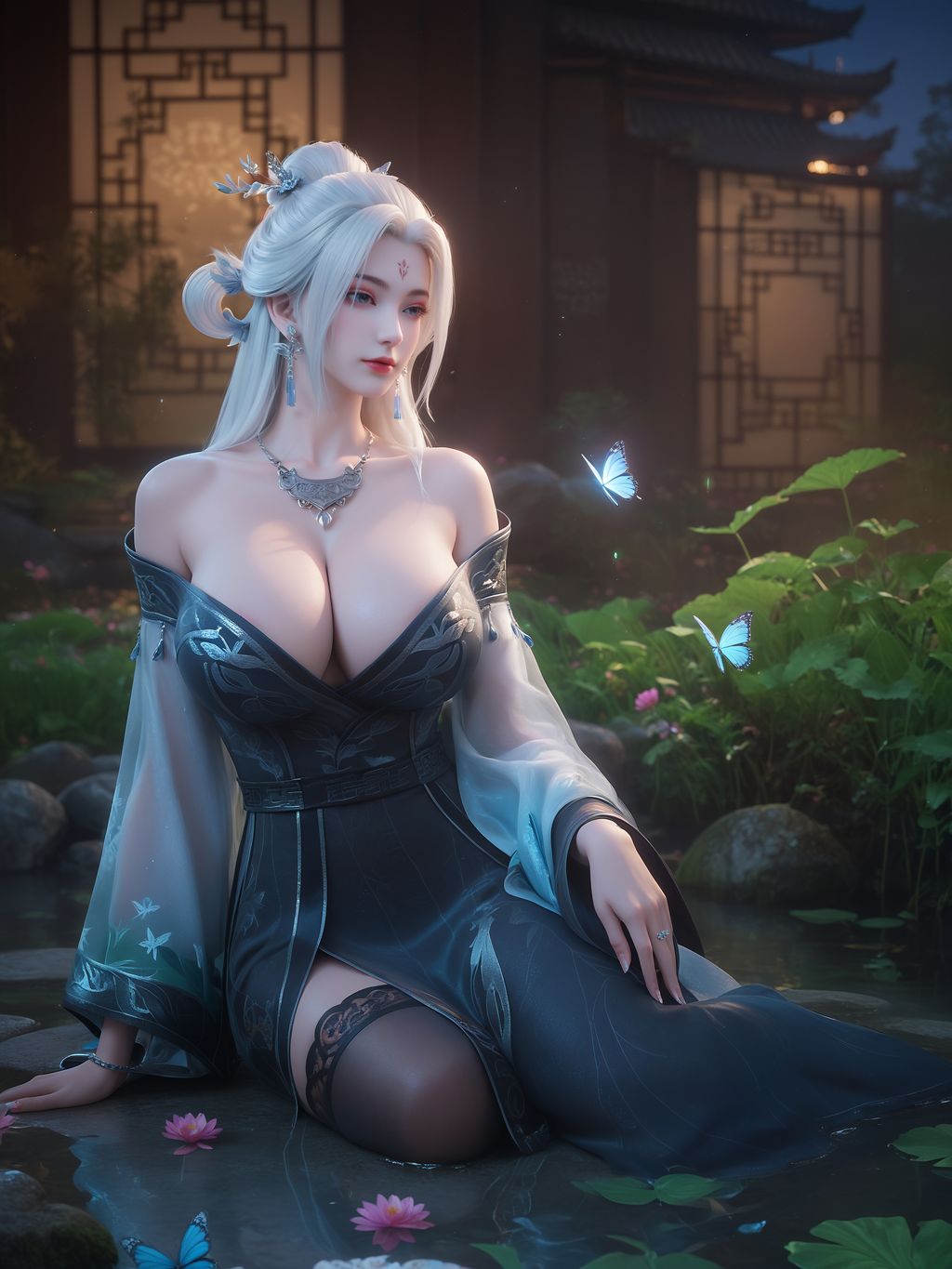 [AI Generated] 盘发小白 (61 photos)