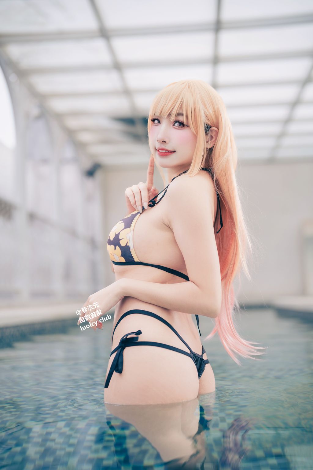 Coser@慕慕Momo: Marin 海夢 – Ver.泳裝 (62 photos + 3 videos)