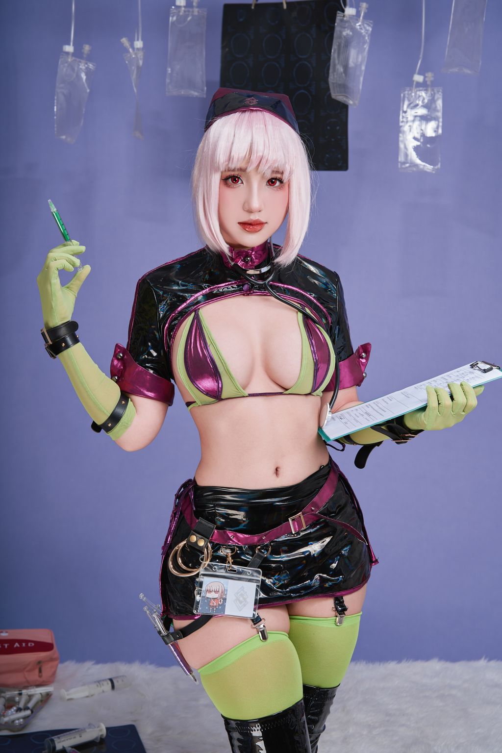 Coser@PuyPuy: Nightingale Halloween (91 photos)