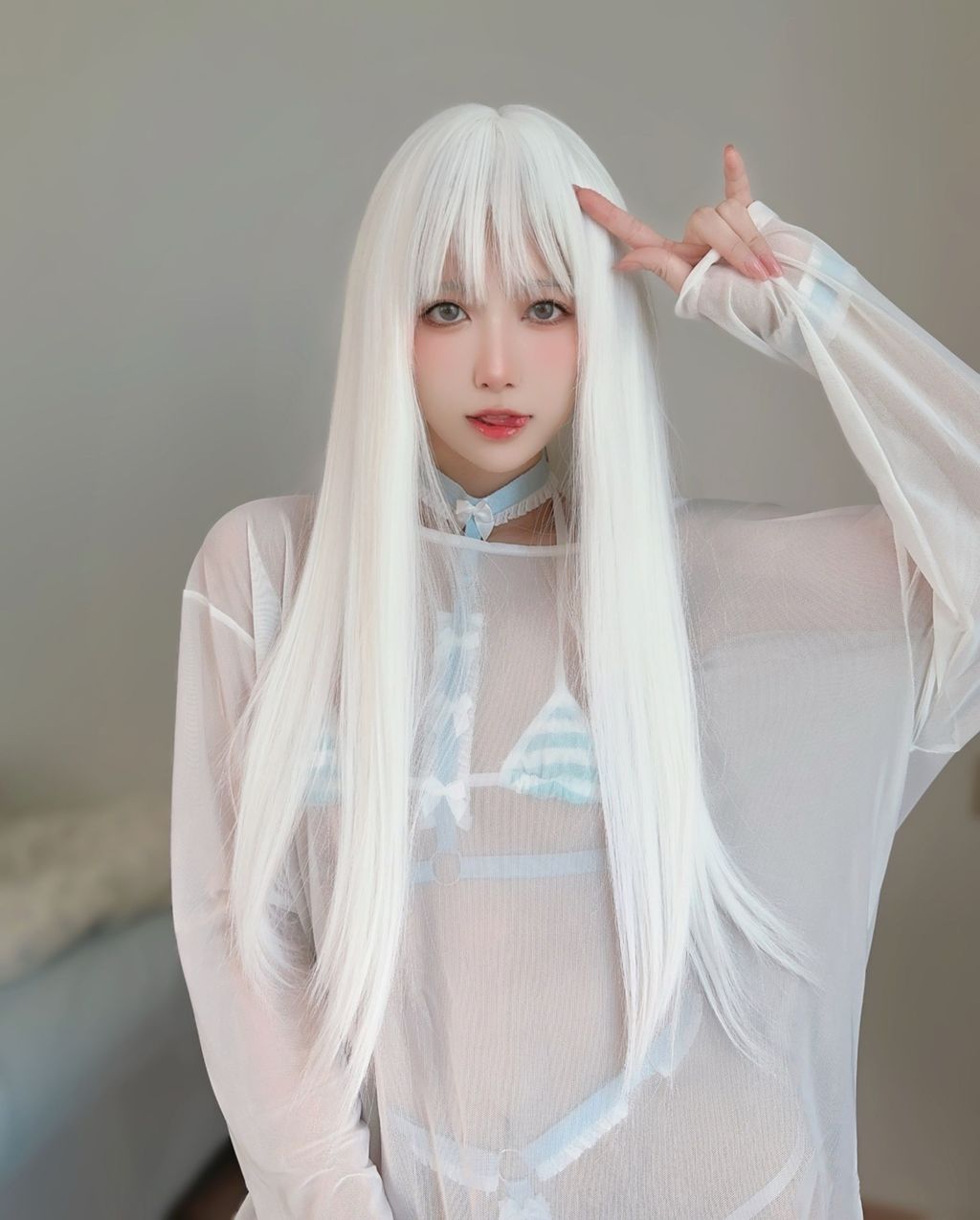 Coser@布丁大法 (Pudding Dafa): 白发女友 (106 photos) 2 Coser@布丁大法 (Pudding Dafa): 白发女友 (106 photos) 2