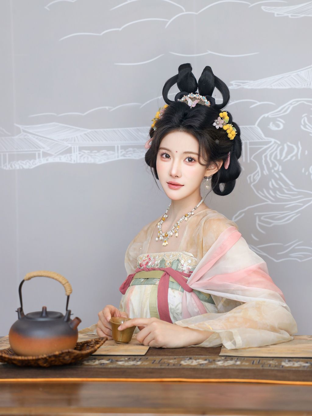 [XR Uncensored] 梨霜儿: R18 秀人网模特 梦回大唐 (112 photos)