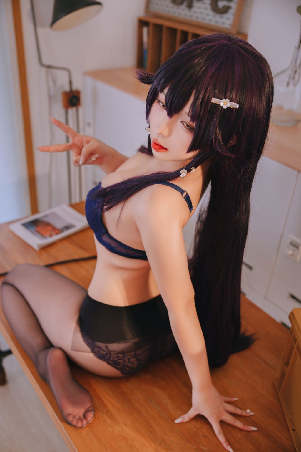 Coser@日奈娇: 吾妻的指导课 (120 photos) 11 Coser@日奈娇: 吾妻的指导课 (120 photos) 11