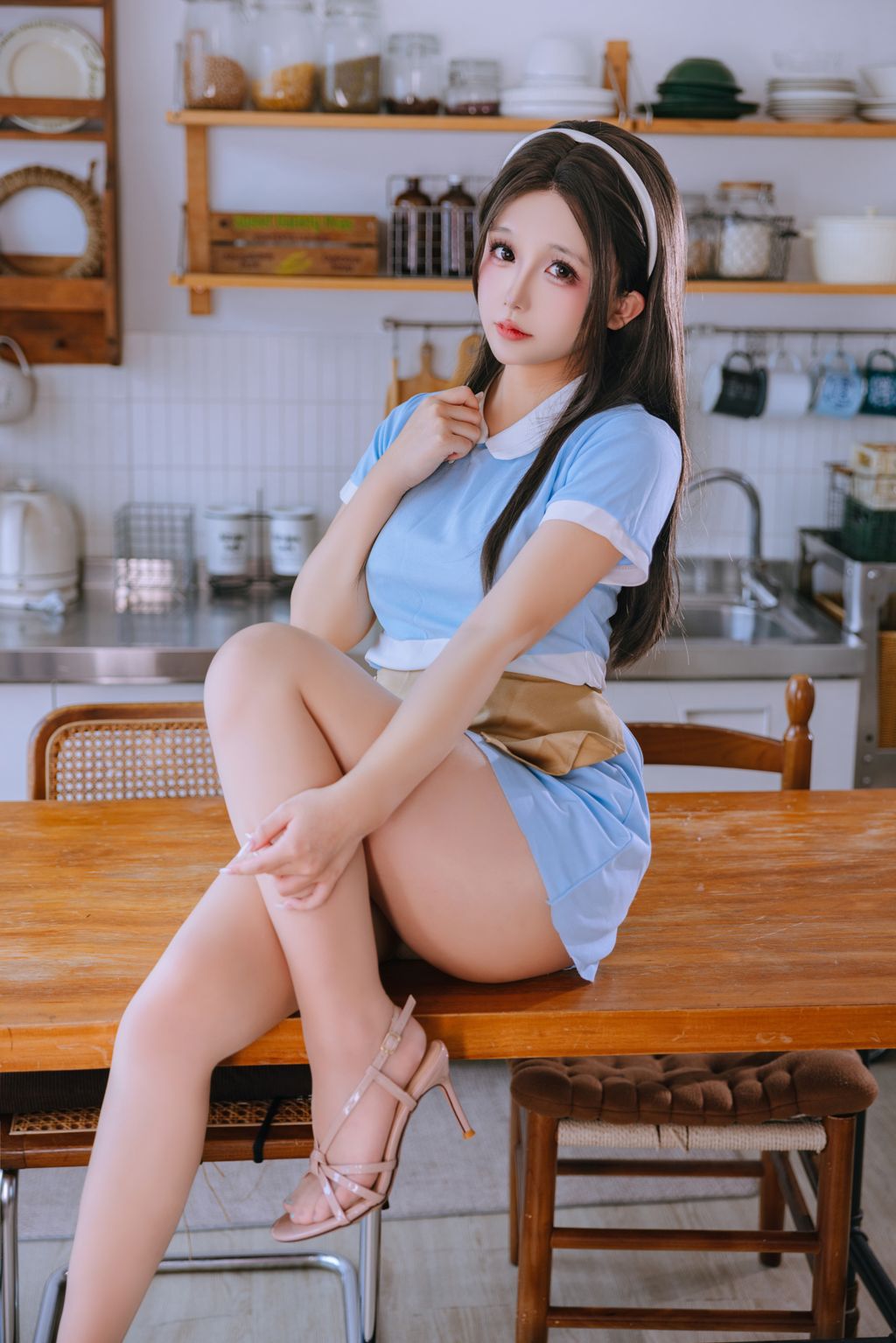 Coser@日奈娇: 蛋糕售卖员 (181 photos + 5 videos)