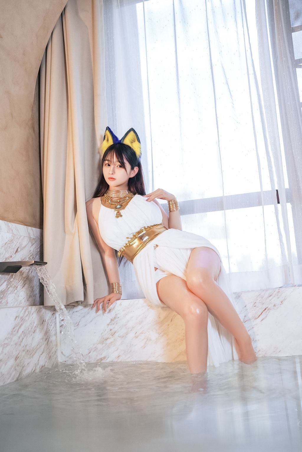 Coser@桜井宁宁: 白色猫娘 (132 photos)
