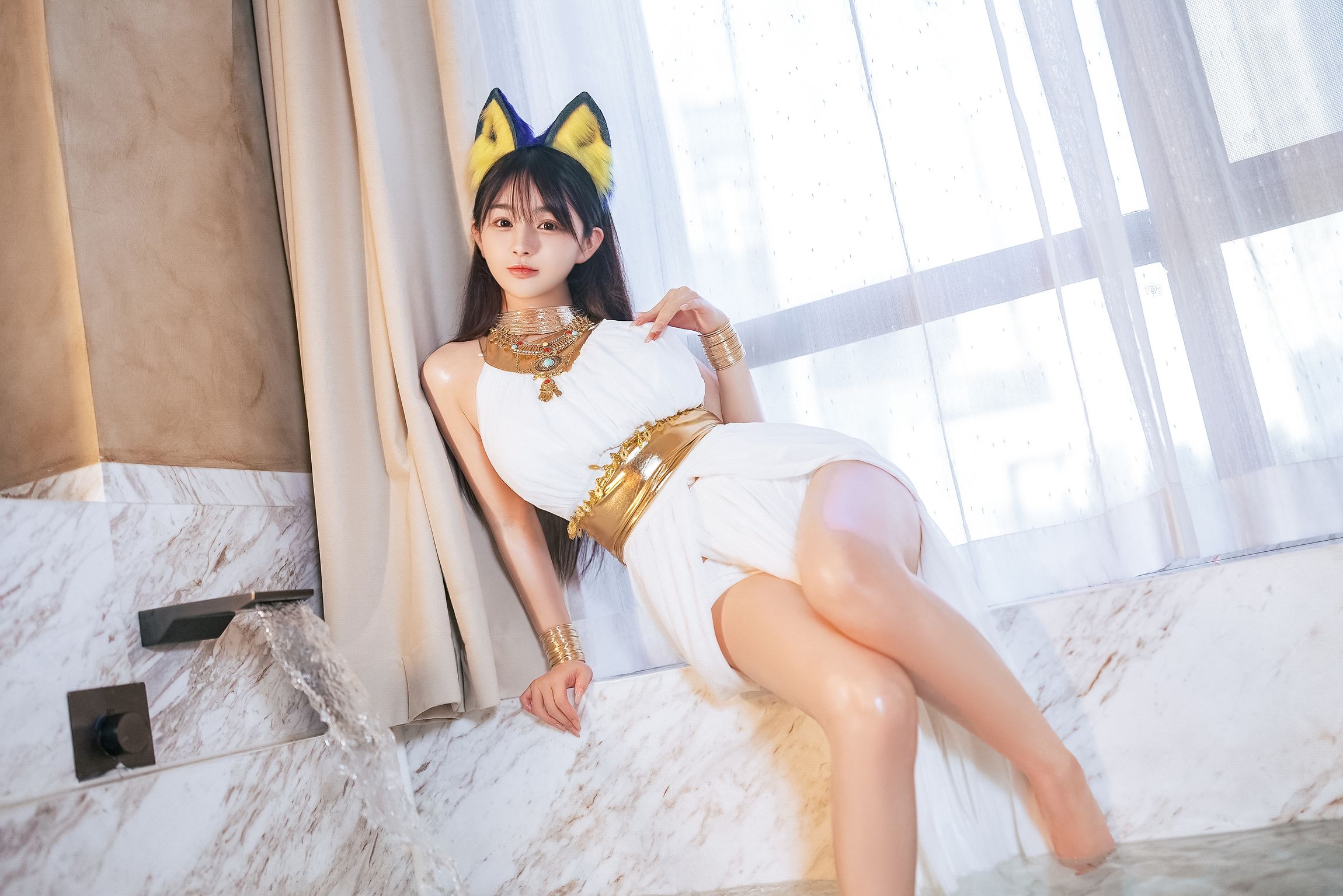 Coser@桜井宁宁: 白色猫娘 (132 photos)