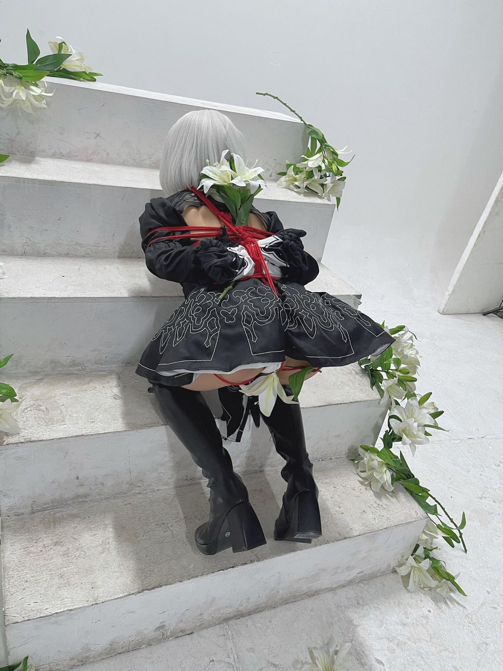 Coser@PoppaChan: 2B (147 photos + 14 videos)