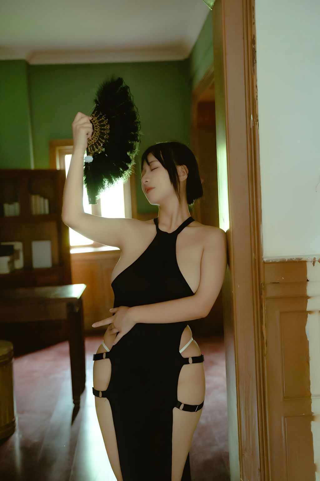Coser@浅安安: 激凸黑珍珠 (70 photos)