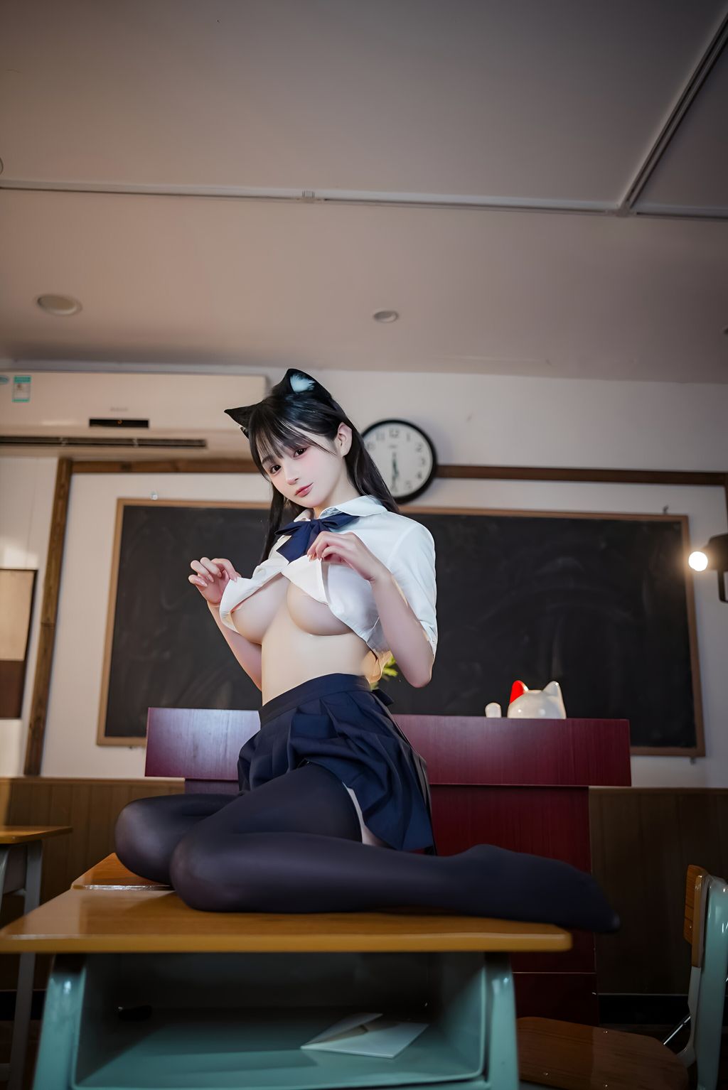 Coser@桜井宁宁: JK猫耳 (150 photos + 1 video) 19 Coser@桜井宁宁: JK猫耳 (150 photos + 1 video) 19