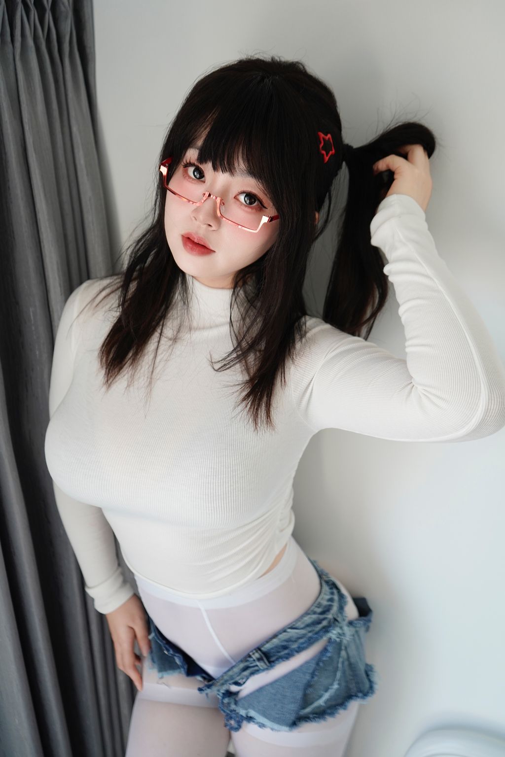 Coser@一只猫猫帽: 居家妹妹 (180 photos + 10 videos)