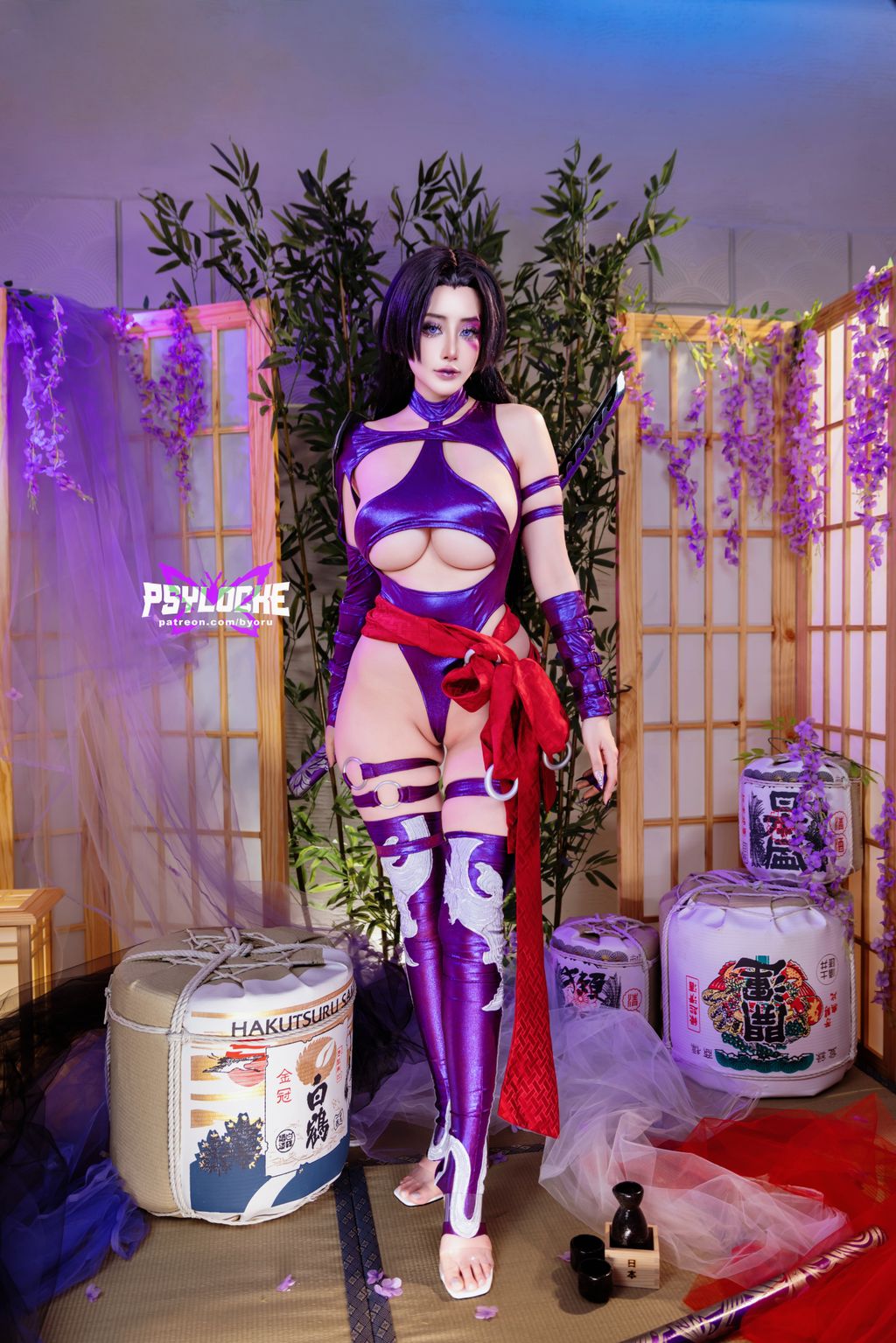 Coser@Byoru: Psylocke (67 photos + 28 videos)