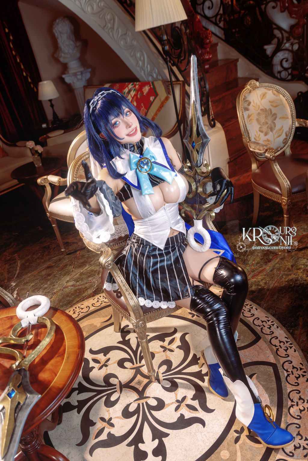 Coser@Byoru: Ouro Kronii (82 photos + 21 videos)