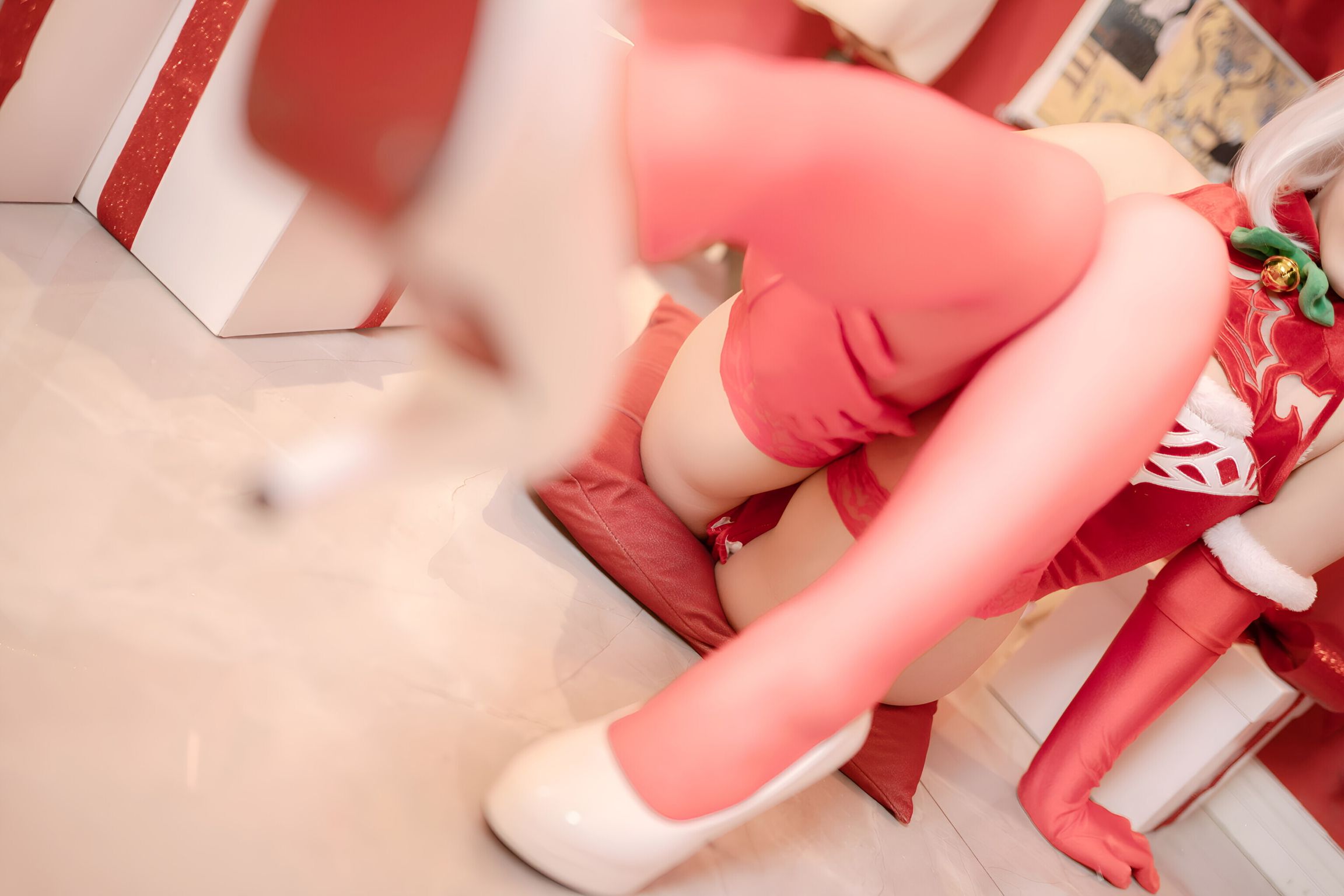 Coser@Bangni邦尼: 圣诞尼尔 红裙御姐 (132 photos) 7 Coser@Bangni邦尼: 圣诞尼尔 红裙御姐 (132 photos) 7