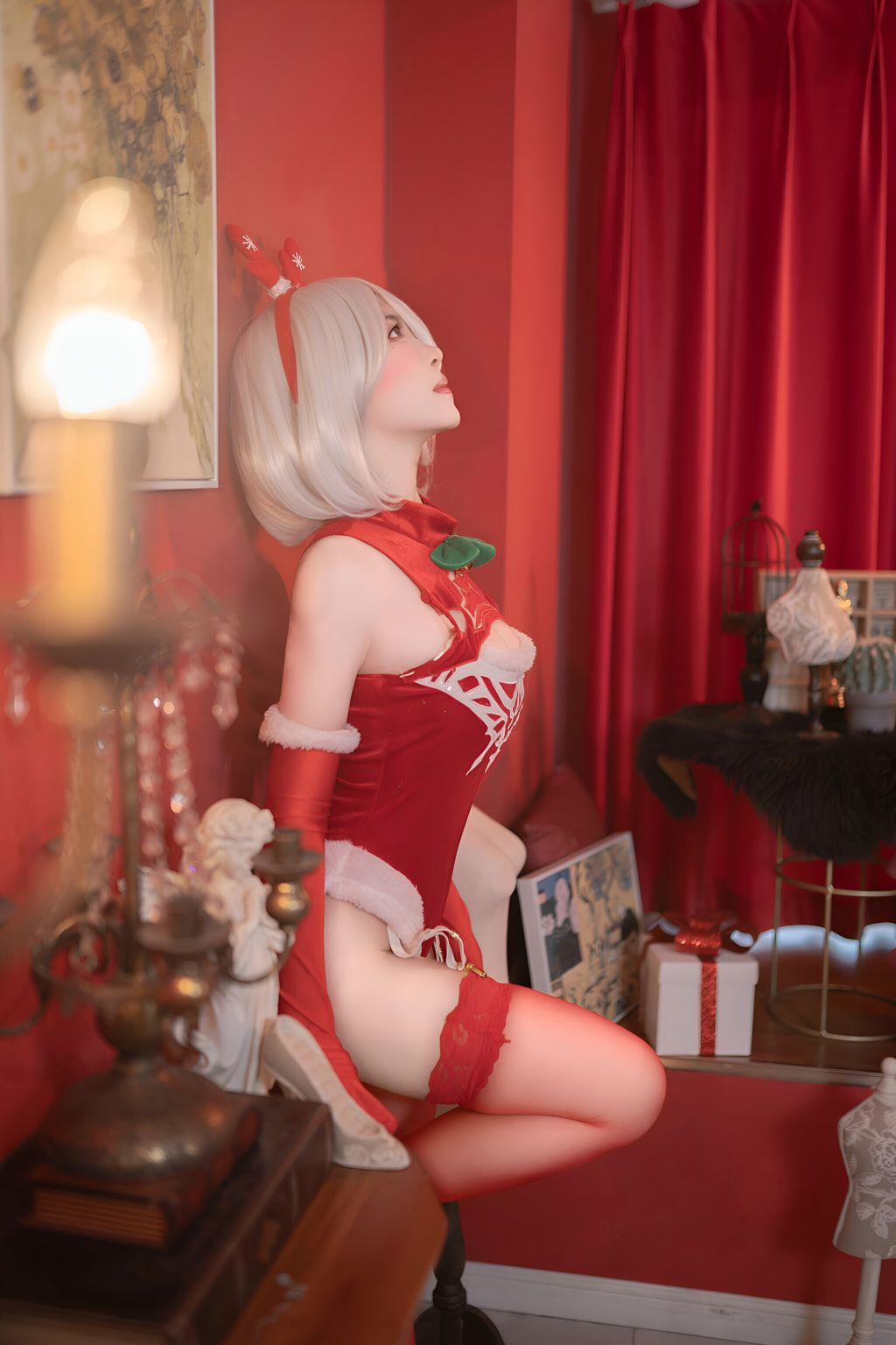 Coser@Bangni邦尼: 圣诞尼尔 红裙御姐 (132 photos) 9 Coser@Bangni邦尼: 圣诞尼尔 红裙御姐 (132 photos) 9